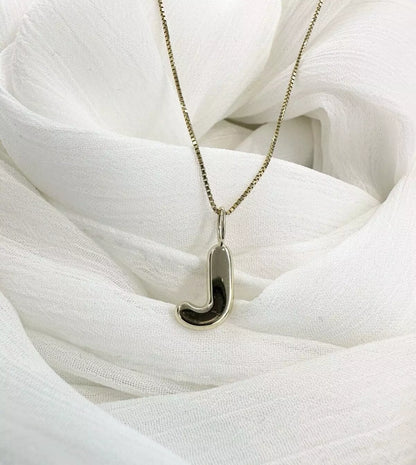 Main Street 'J' Initial Pendant